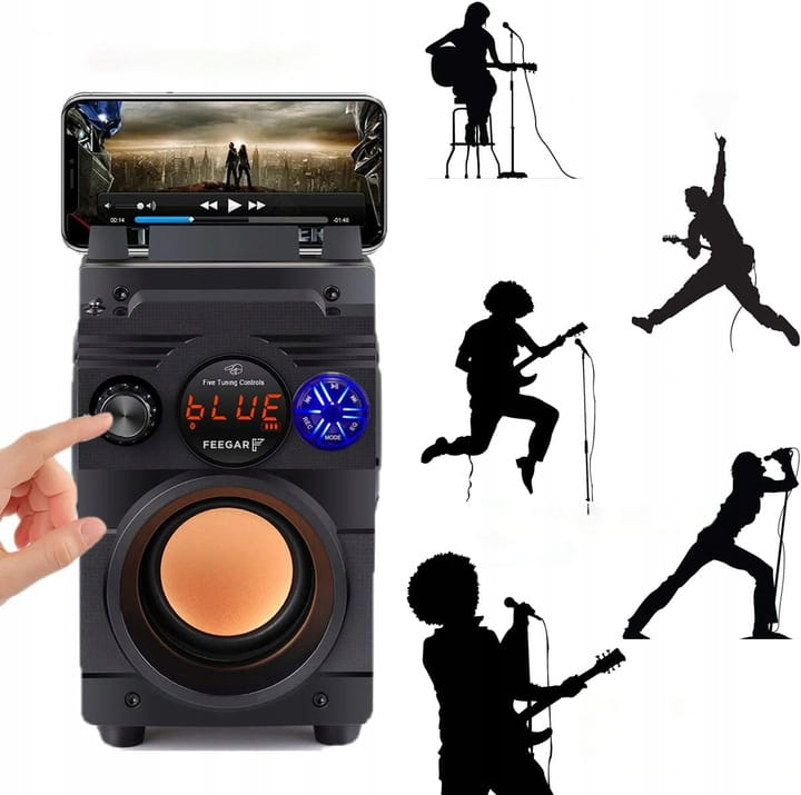 PRZENOŚNY GŁOŚNIK BLUETOOTH Feegar 4000mah RADIO