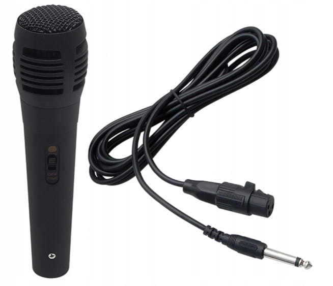 Mikrofon przewodowy do Karaoke śpiewania