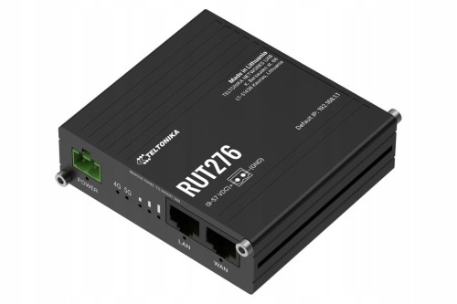 Teltonika RUT276 Kompaktowy Router 5G RedCap Dual-SIM Wi-Fi 4 RS232/RS485