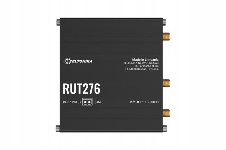 Teltonika RUT276 Kompaktowy Router 5G RedCap Dual-SIM Wi-Fi 4 RS232/RS485