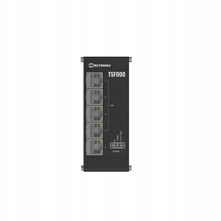 Switch przemysłowy Teltonika TSF000 PoE+ 4× PoE / 5× Ethernet 10/100 | IP30