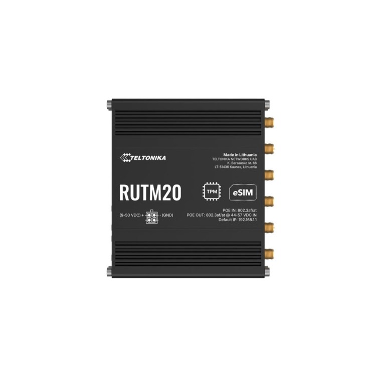 Teltonika RUTM20 – Mobilny Router 4G LTE Cat 4 |AP Wi-Fi Zdalne zarządzanie