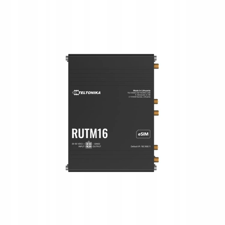 Teltonika RUTM16 – Global LTE Cat 6 | Dual SIM + eSIM | 5× LAN | Mesh Wi-Fi