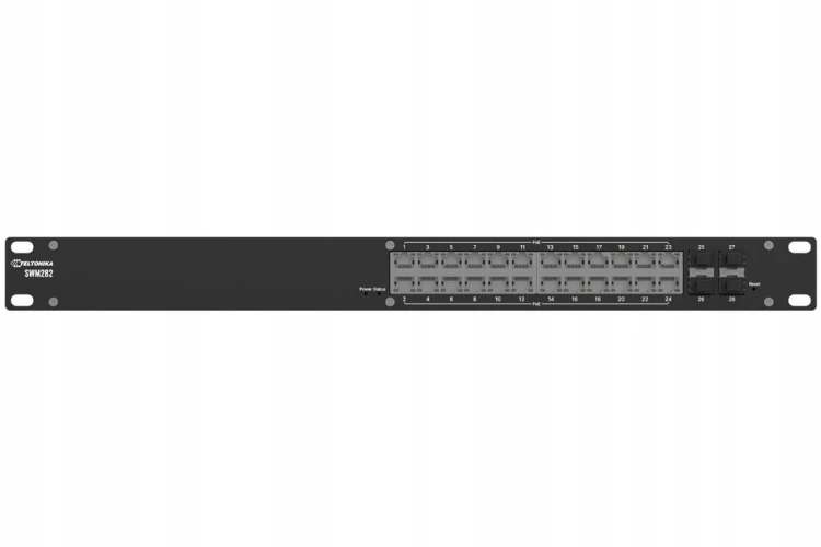 Teltonika SWM282 – Professional Managed PoE+ Ethernet Switch | 24× Gigabit