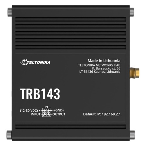 Teltonika TRB143 Bramka 4G LTE, 1XETH GB/s, I/O z M-BUS