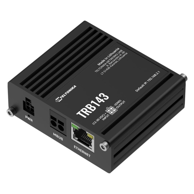 Teltonika TRB143 Bramka 4G LTE, 1XETH GB/s, I/O z M-BUS