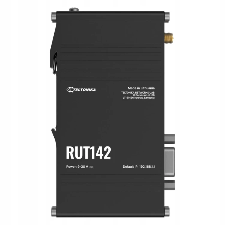 Router przemysłowy Teltonika RUT142, Wi-Fi 4, 2xETH, RS-232
