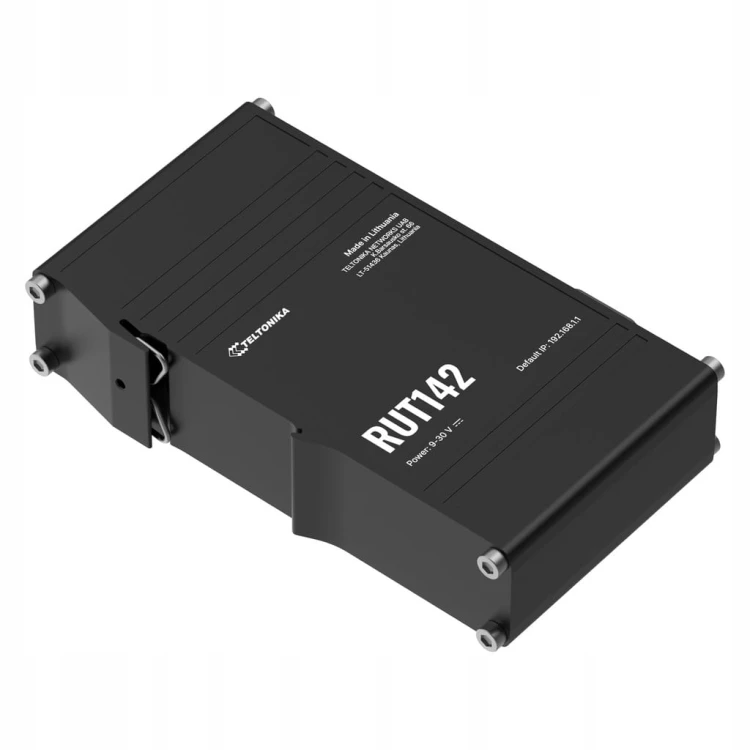 Router przemysłowy Teltonika RUT142, Wi-Fi 4, 2xETH, RS-232