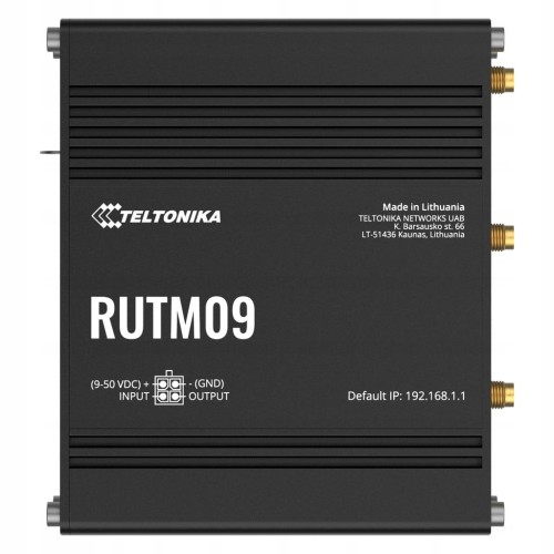 Router Teltonika RUTM09 4G LTE Cat6 dual SIM, 4xETH Gb, GPS (analog RUTX09)