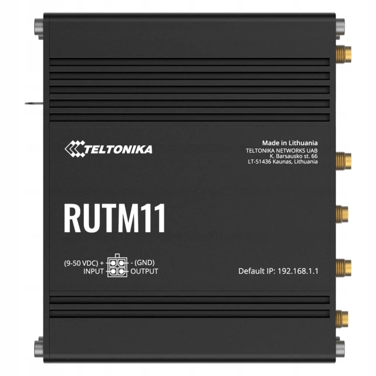 TELTONIKA RUTM11 ROUTER 4G LTE CAT6 DUAL SIM WIFI GIGABIT PRZEMYSŁOWY