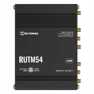 Router Teltonika RUTM54 5G LTE 3,4 Gb/s, Wi-Fi dual-band, Telit modem, eSIM