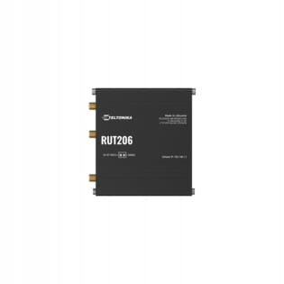 Router Teltonika RUT206 4G LTE, 2x ETH, Wi-Fi 2.4 GHz, RS232, RS-485, PoE+