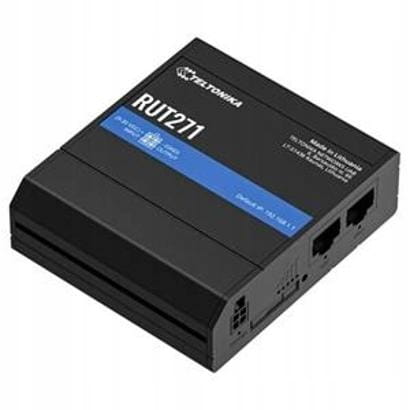 Teltonika RUT271 router przemysłowy 5G (Redcap), Wi-Fi, 2xETH, GPS