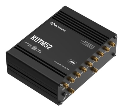 Teltonika router RUTM52 Dual 5G, 4G LTE (Cat20), 5xETH Gb/s, eSIM