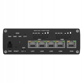Teltonika router RUTM52 Dual 5G, 4G LTE (Cat20), 5xETH Gb/s, eSIM