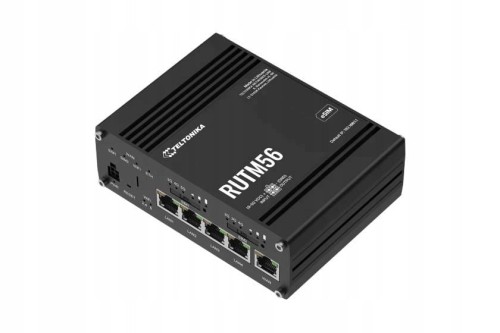 Router Teltonika RUTM56 Dual Band: 1x5G + 1x4G, Wi-Fi 5, eSIM, 5xETH Gb/s