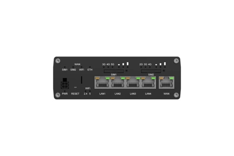 Router Teltonika RUTM56 Dual Band: 1x5G + 1x4G, Wi-Fi 5, eSIM, 5xETH Gb/s