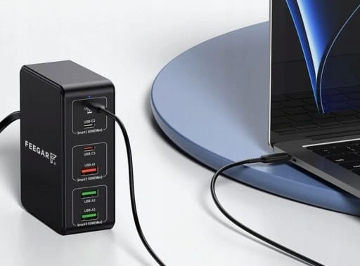 Ładowarka sieciowa Feegar Tower PRO 140W USB Typ C