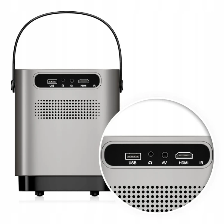 PROJEKTOR MULTIMEDIALNY RZUTNIK LED SMART WIFI 5G + EKRAN MOBILNY HD BT