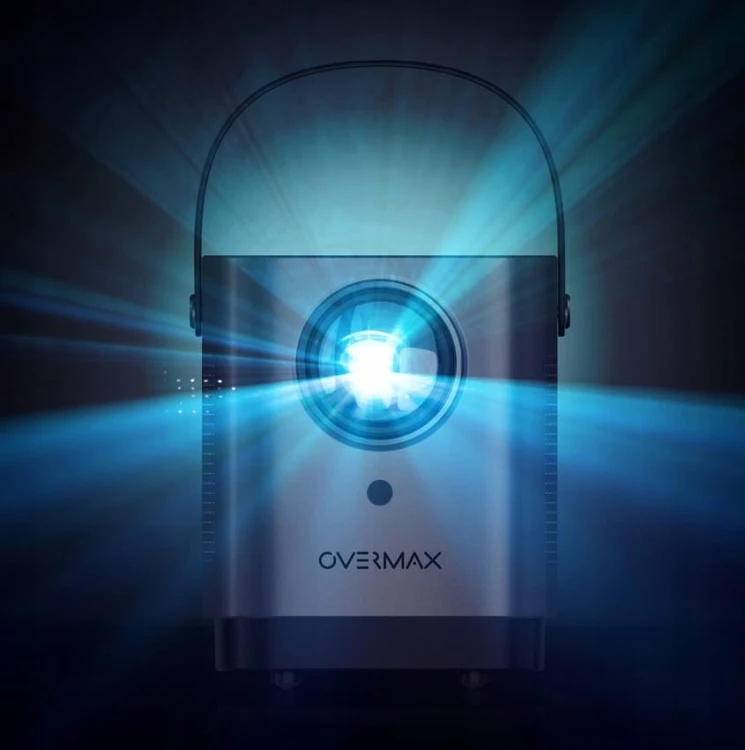 PROJEKTOR MULTIMEDIALNY RZUTNIK LED SMART WIFI 5G + EKRAN MOBILNY HD BT