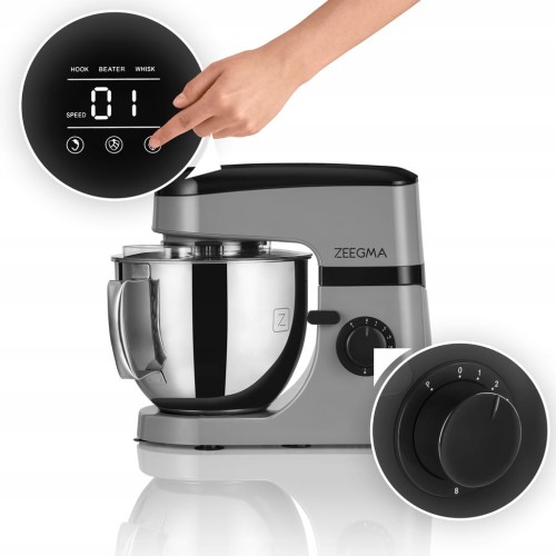 Robot kuchenny planetarny Zeegma Planeet Mix Grey MISA 5L MOCNY