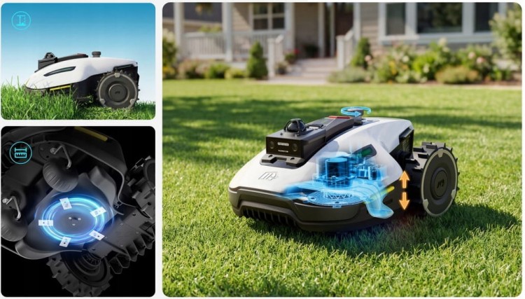 ROBOT KOSZĄCY YUKA 2 MINI 1000 KOSIARKA AUTOMATYCZNA BEZ KABLA BEZ ANTENY
