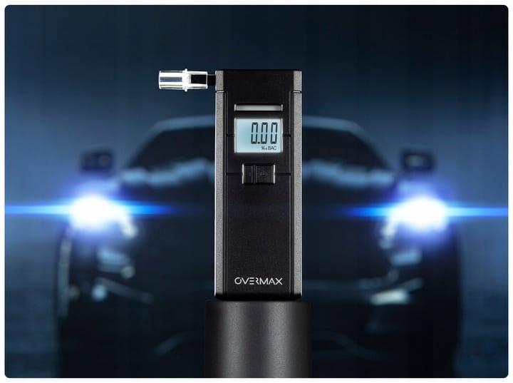 PROFESJONALNY ALKOMAT OVERMAX AD-05 + KALIBRACJA