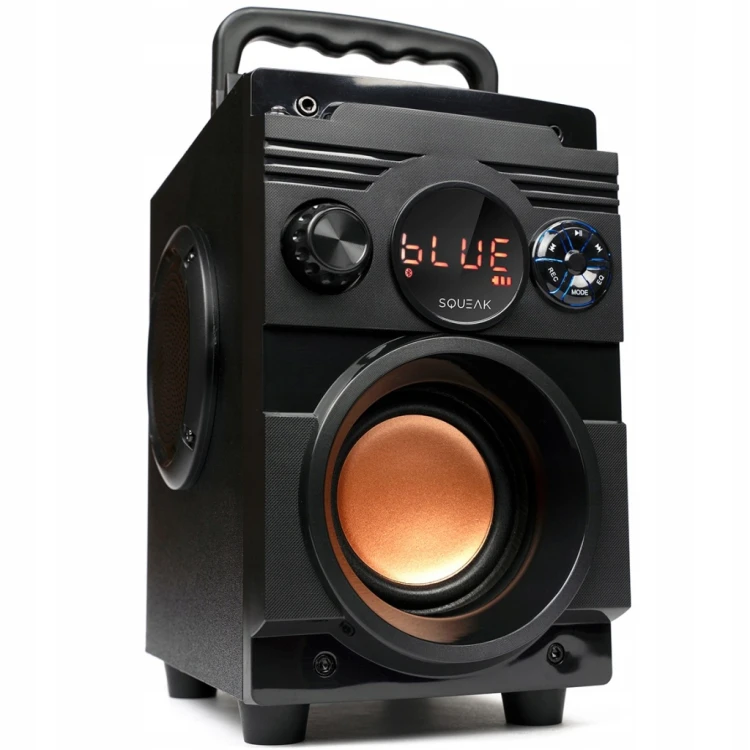 SQUEAK SQ1001 GŁOŚNIK PRZENOŚNY BT 18W FM MP3 USB SD GŁOSNIK BLUETOOTH