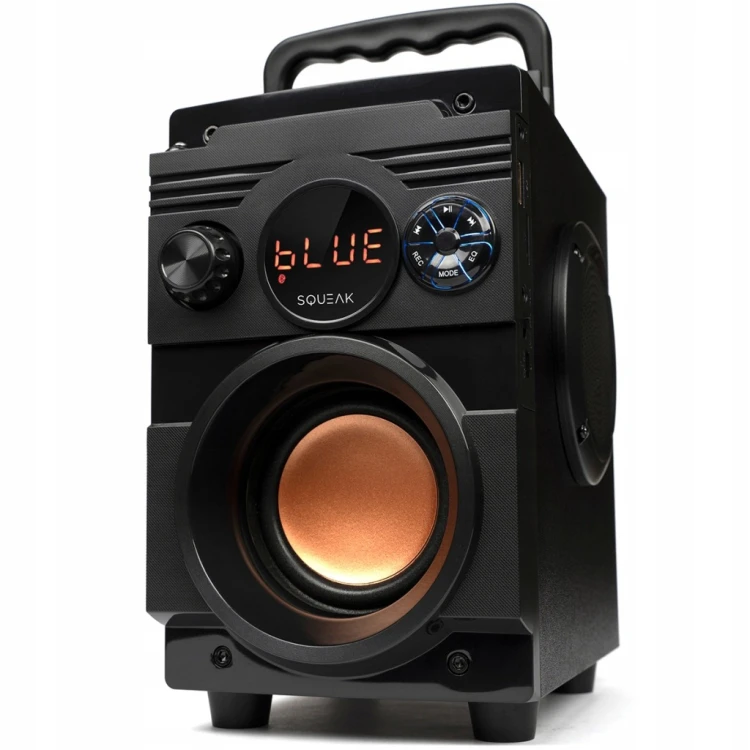 SQUEAK SQ1001 GŁOŚNIK PRZENOŚNY BT 18W FM MP3 USB SD GŁOSNIK BLUETOOTH