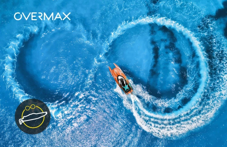 Łódź motorowa zdalnie sterowana OVERMAX X-Tide 25 km/h 2 baterie MOTORÓWKA