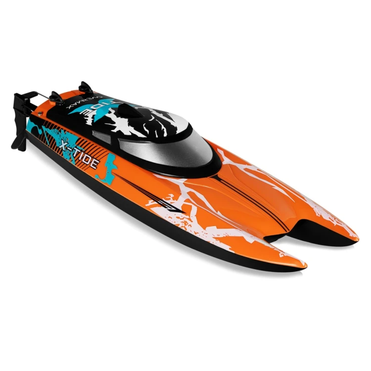 Łódź motorowa zdalnie sterowana OVERMAX X-Tide 25 km/h 2 baterie MOTORÓWKA