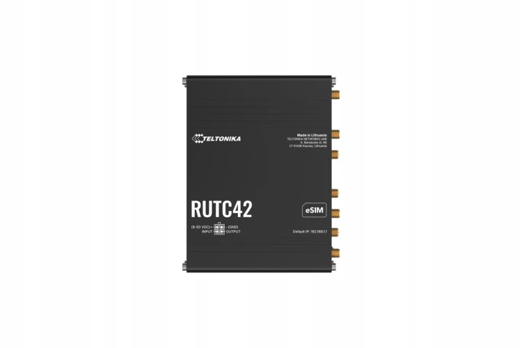 Teltonika RUTC42 router 4G LTE Dual Modem WiFi 6 Gigabit Ethernet