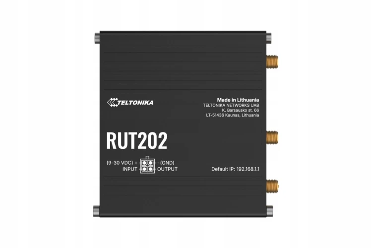 Teltonika RUT202 router LTE 4G Dual SIM WiFi przemysłowy WAN LAN