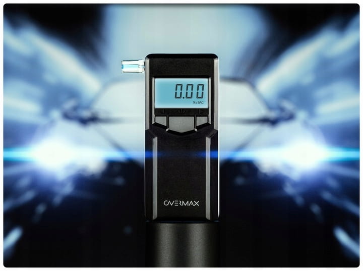 Alkomat elektrochemiczny Overmax AD-06 +KALIBRACJA