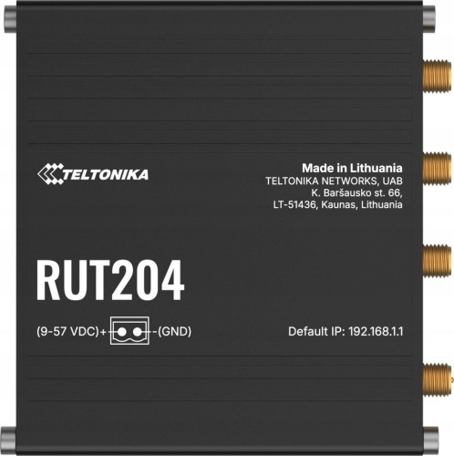 Teltonika RUT204 router 4G LTE Cat4 CAN RS232 Dual SIM GNSS