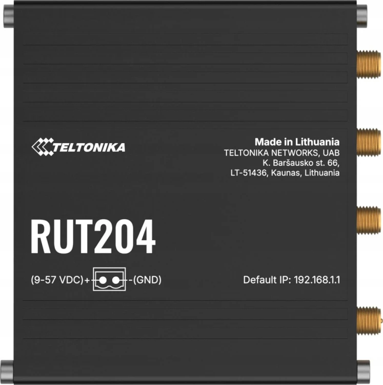 Teltonika RUT204 router 4G LTE Cat4 CAN RS232 Dual SIM GNSS