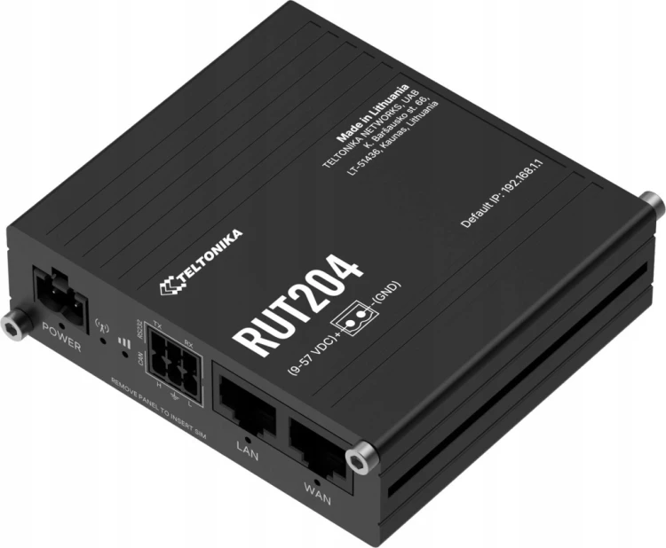 Teltonika RUT204 router 4G LTE Cat4 CAN RS232 Dual SIM GNSS