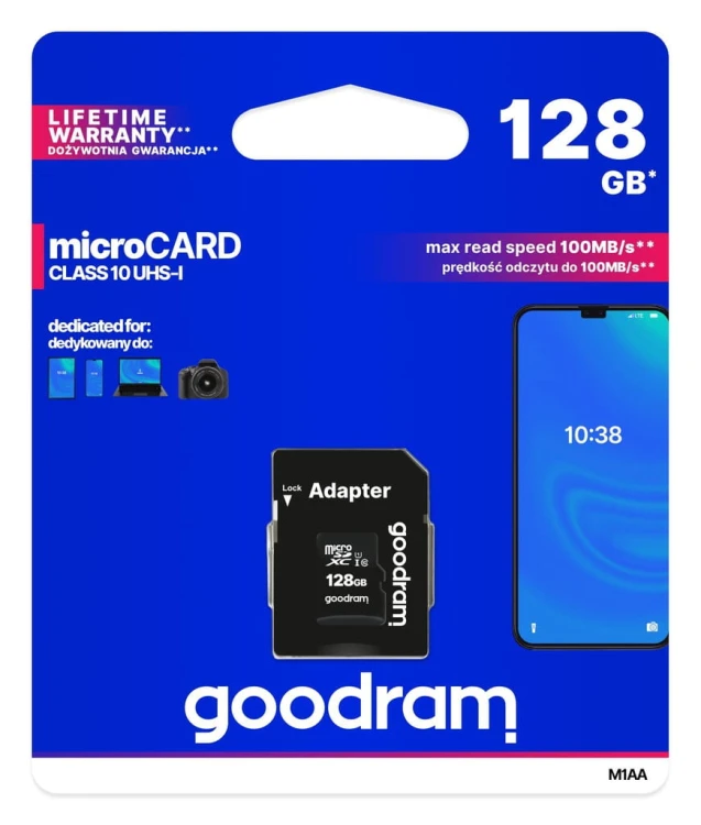 Karta pamięci microSD 128GB SDXC Goodram 128 GB
