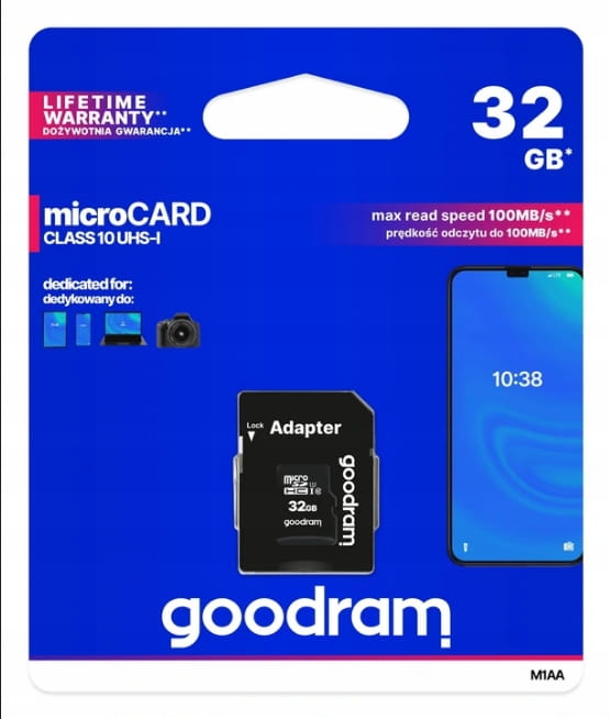 NIANIA ELEKTRONICZNA KAMERA WiFi OBROTOWA HD + 32G