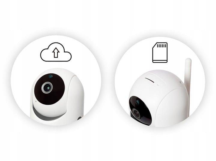 NIANIA ELEKTRONICZNA KAMERA WiFi OBROTOWA FullHD