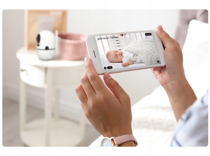 NIANIA ELEKTRONICZNA KAMERA WiFi OBROTOWA FullHD