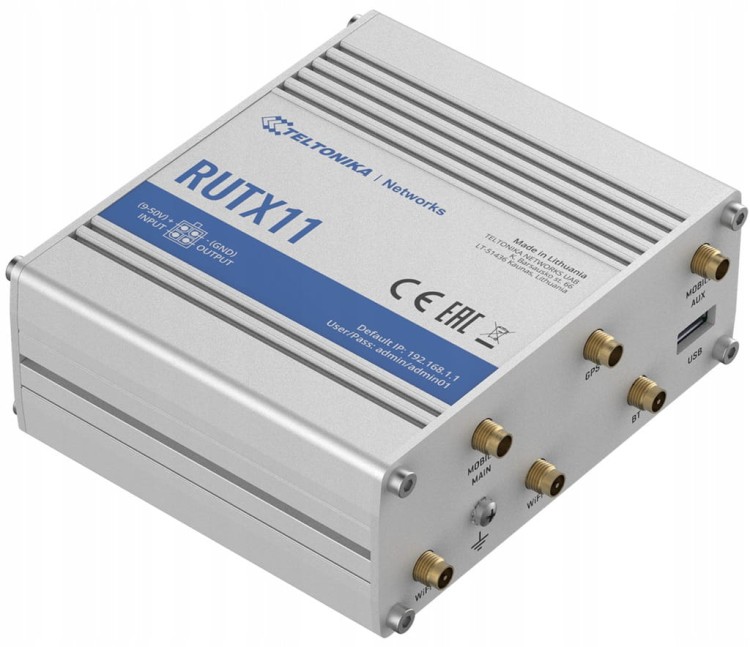 Router Teltonika RUTX11 LTE 4G 3xWAN 2xSIM 4xGE WiFi