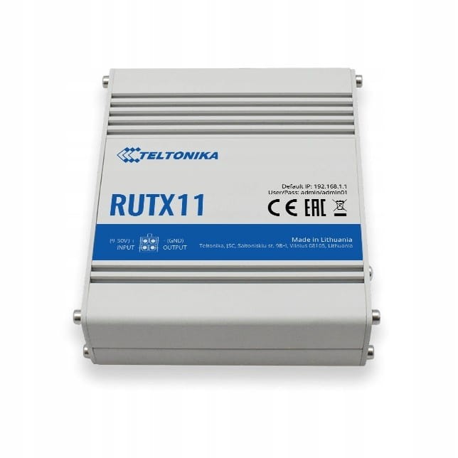 Router Teltonika RUTX11 LTE 4G 3xWAN 2xSIM 4xGE WiFi