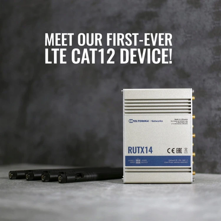 ROUTER LTE TELTONIKA RUTX14 Dual SIM 3xWAN GPS VPN