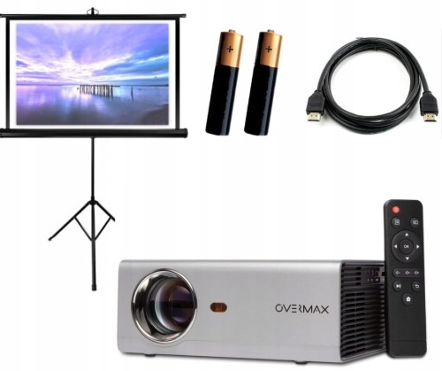 RZUTNIK PROJEKTOR OVERMAX MULTIPIC 3.5 + EKRAN HD
