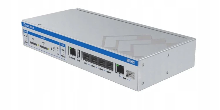 Teltonika Router Przemysłowy LTE 4G 2xWiFi 2xSIM SFP VPN SMS RUTXR1