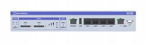 Teltonika Router Przemysłowy LTE 4G 2xWiFi 2xSIM SFP VPN SMS RUTXR1