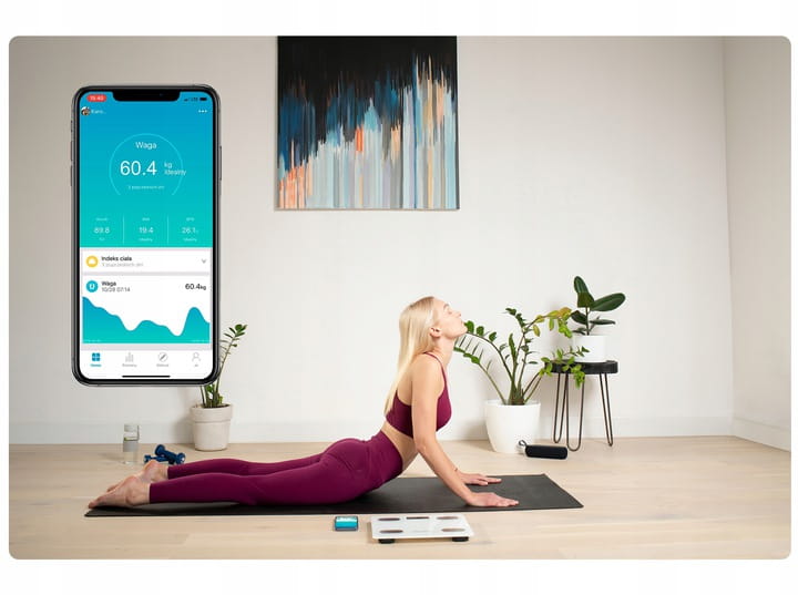 WAGA ŁAZIENKOWA BLUETOOTH INTELIGENTNA ANALITYCZNA