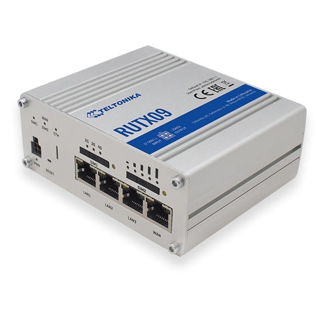 ROUTER TELTONIKA RUTX09 LTE 4G 2xSIM GPS VPN 4xGb