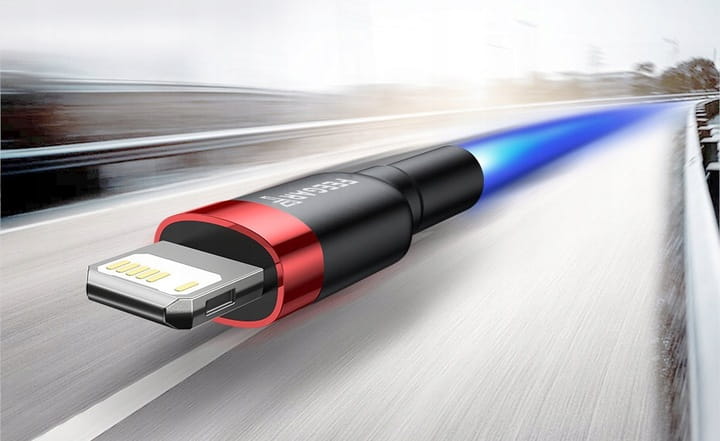 Feegar Kabel USB Lightning do iPhone przewód nylon USB-A Lightning